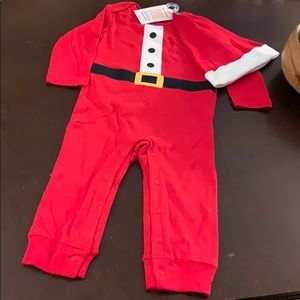 Carter’s Santa Onesie with Matching Hat